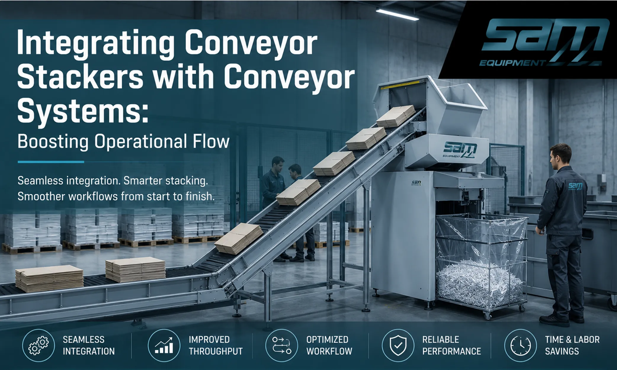 Integrating Conveyor Stackers with Conveyor Systems: Boosting Operational Flow!