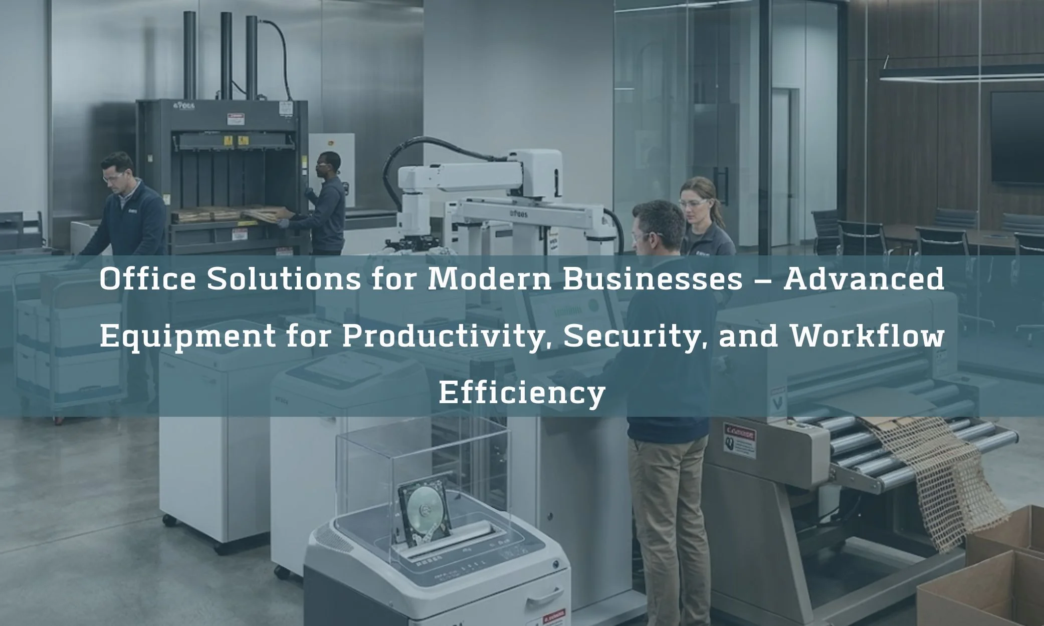 Office Solutions for Modern Businesses – Advanced Equipment for Productivity, Security, and Workflow Efficiency
