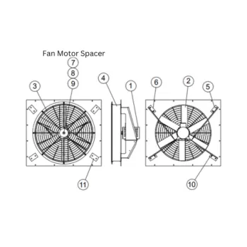 York 075-29007-000 Fan Motor Spacer