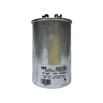 York S1-024-25120-700 Dual Round Run Capacitor 440V 45/5MFD