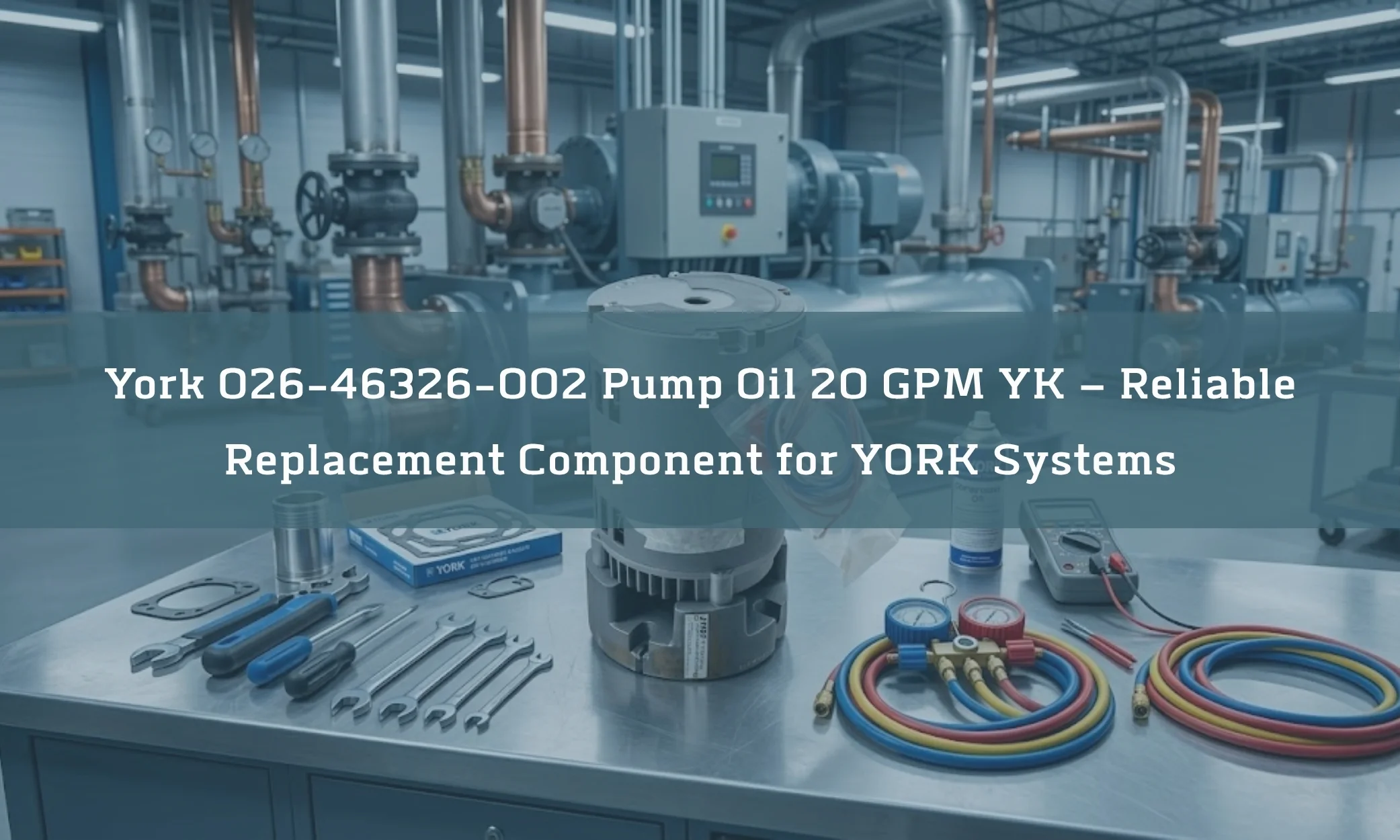 York 026-46326-002 Pump Oil 20 GPM YK – Reliable Replacement Component for YORK Systems