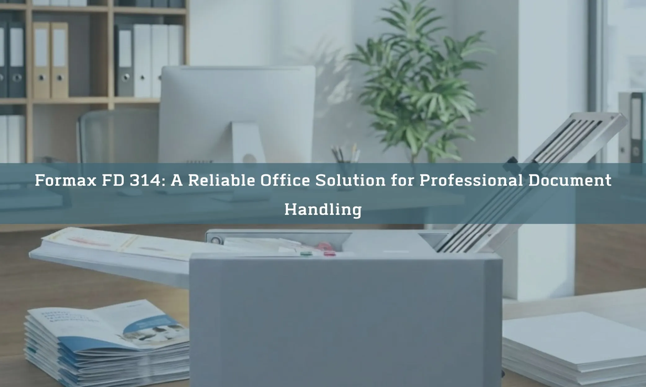 Formax FD 314: A Reliable Office Solution for Professional Document Handling