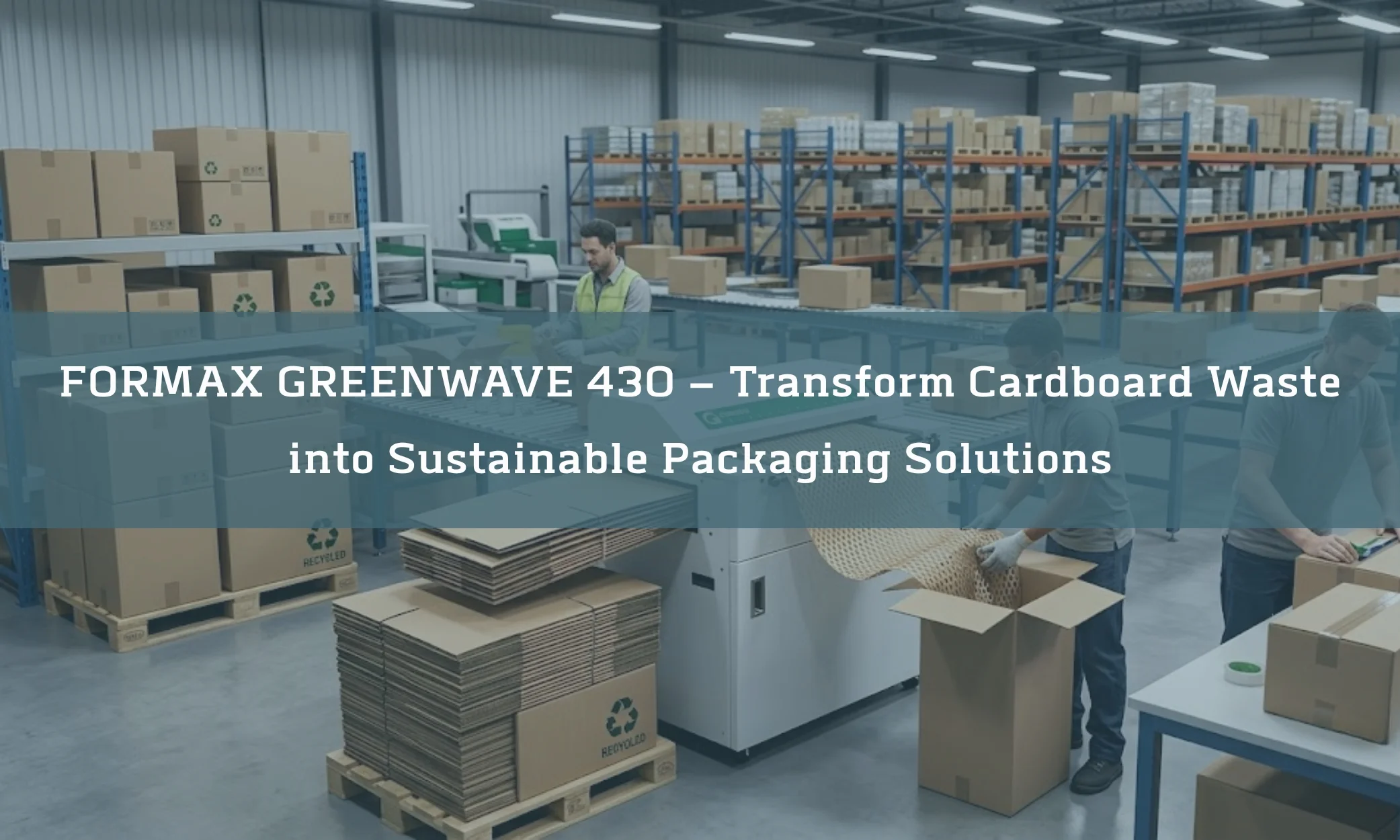 FORMAX GREENWAVE 430 – Transform Cardboard Waste into Sustainable Packaging Solutions