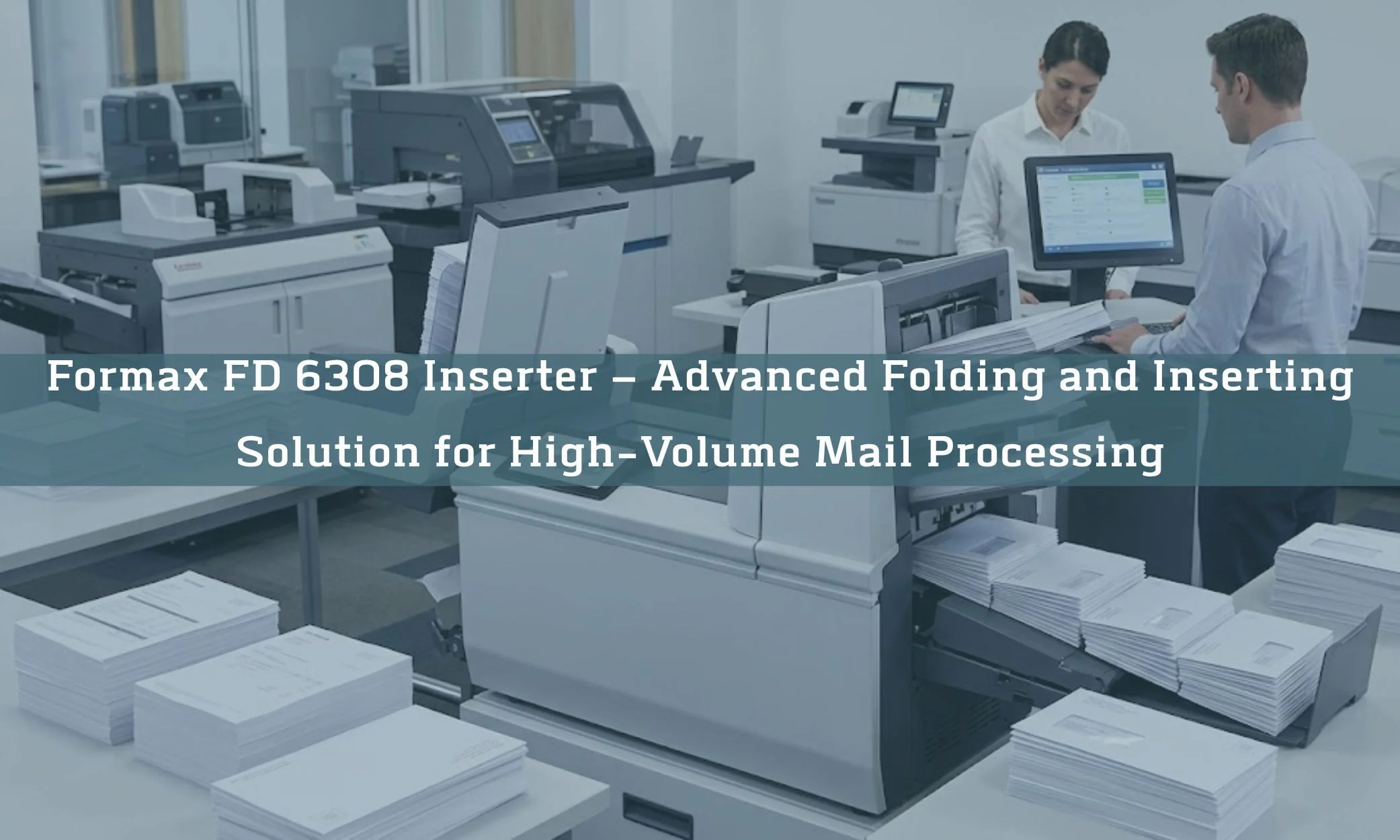 Formax FD 6308 Inserter – Advanced Folding and Inserting Solution for High-Volume Mail Processing
